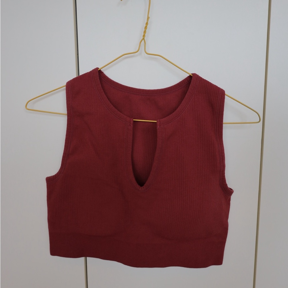Long line sports bra top